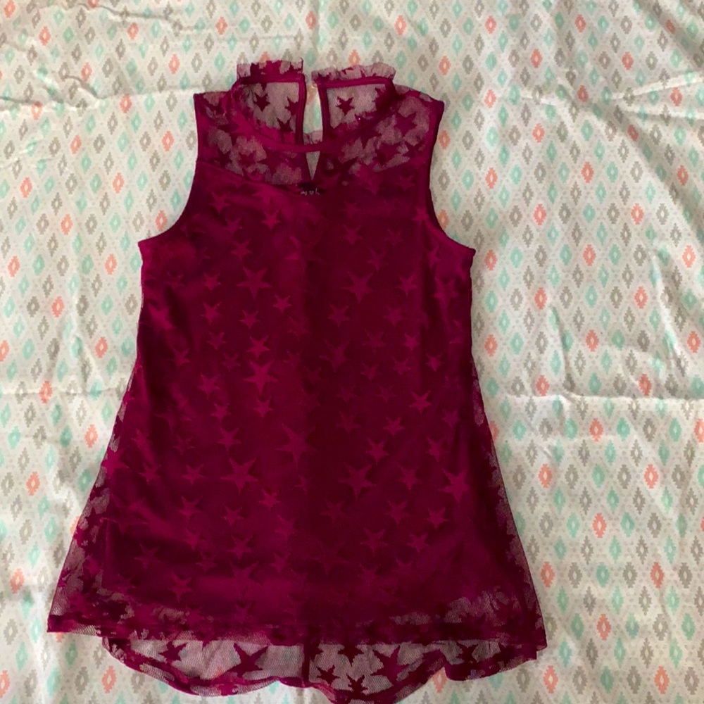 girls star designed shirt